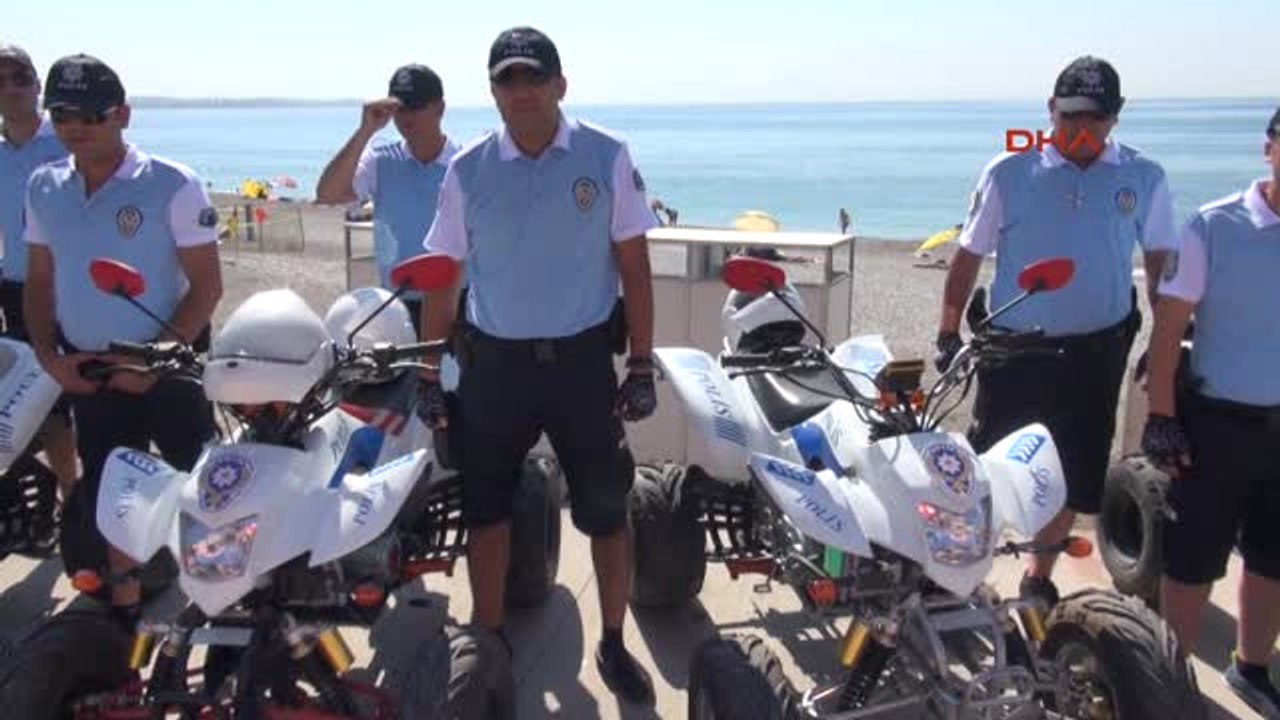 Antalya Konyaaltı Sahiline 'Atv'li Polis Timi