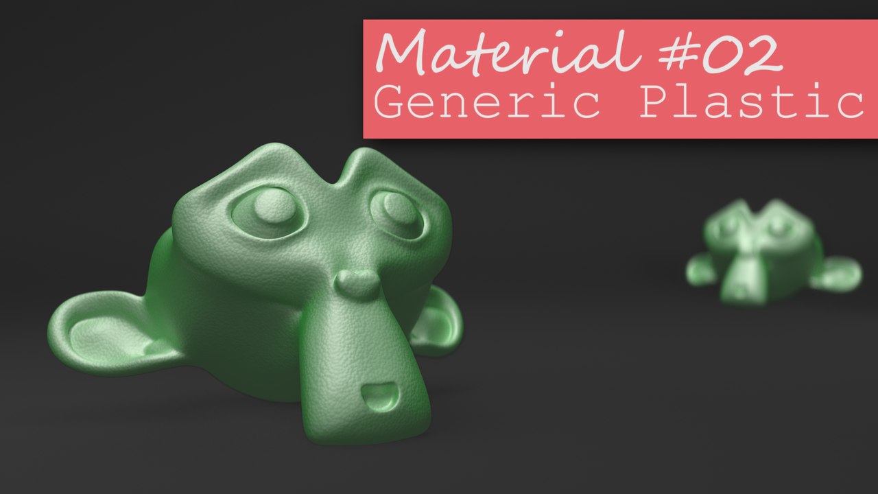 [TUTORIAL] Blender Material Generic Plastic #02
