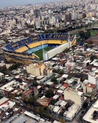 La bombonera vista desde el cielo