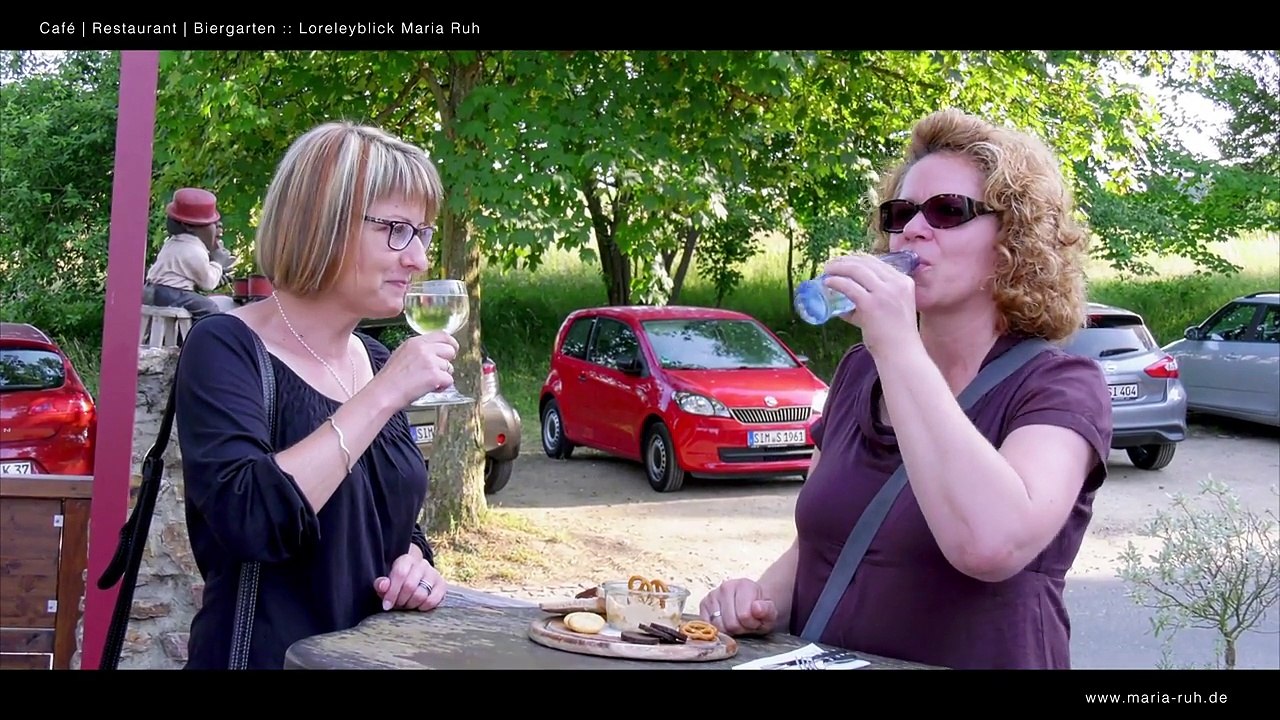 -Restaurant Gastronomie an der Loreley Präsentation mit Luftbildaufnahmen