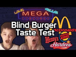 Blind Burger Taste Test Mega Siblings