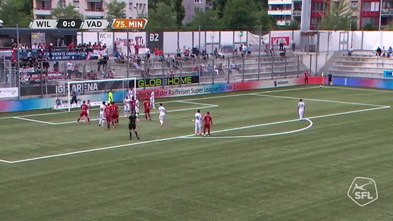 Will 0:1 Vaduz (Swiss Challenge League 23 Juli 2017)