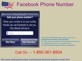 Check Out the Services of Facebook Phone Number 1-850-361-8504?