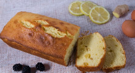 طريقة عمل كيك الليمون بالزنجبيل بالفيديو