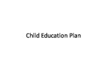 Child Education Plan