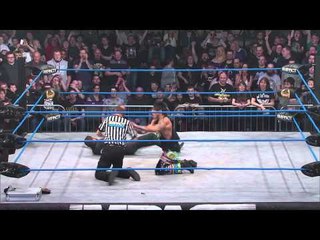 Zema Ion cashes in his X Title shot against Austin Aries (February 6, 2014)
