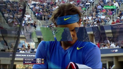 R.Nadal - A.Roddick QF US Open 2011