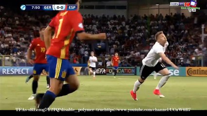 بطولة أوروبا تحت 21 سنة نهائي بين المانيا واسبانيا 30_6_2017