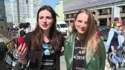 Radeln in Moskau - nichts für schwache Nerven