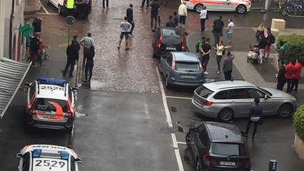 Нападение с бензопилой на прохожих