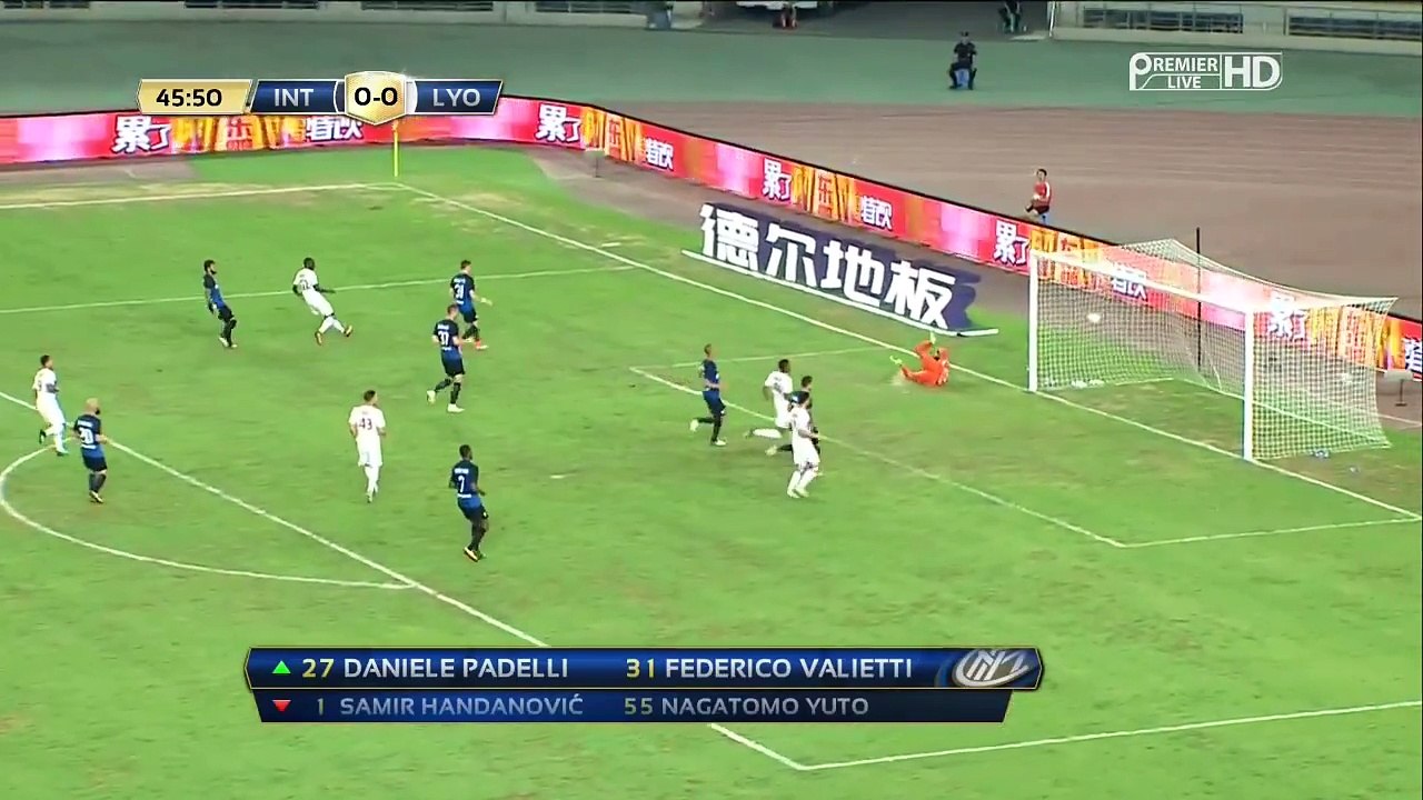 Inter vs Lyon 1-0 Goals & HL