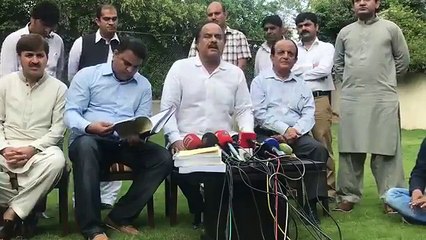 Fawad Chaudhry And Naeem-ul-Haq's Press Conference on 24.07.2017