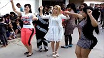 اجمل رقص بنات في الشارع إيقاع شعبي Top Dance  HD