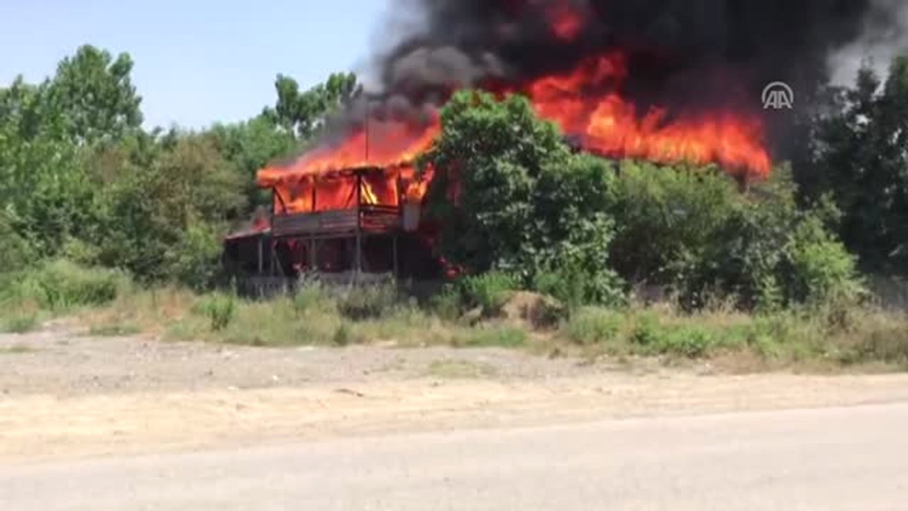 Düzce'de Ev Yangını
