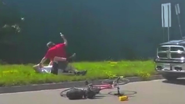 Un road rage entre un automobiliste et un cycliste