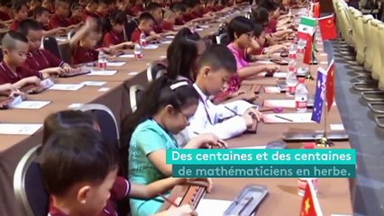 Chine : des petits prodiges du calcul mental s'affrontent lors d'un tournoi mondial