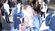 Miley Cyrus Returns To LAX From Chicago After Oprah Winfrey Show [2011]
