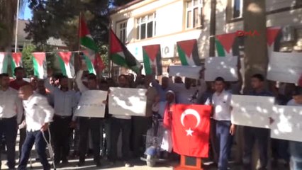Şanlıurfa Akçakale'de, Israil Protestosu