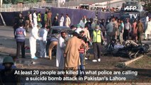 Blast kills at least 20, injures dozens in Pakistan's Lahore