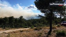 Nos images de l'incendie qui a frappé le Sud Luberon dans le Vaucluse