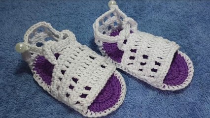 Cara Merajut Sandal Santai Bayi