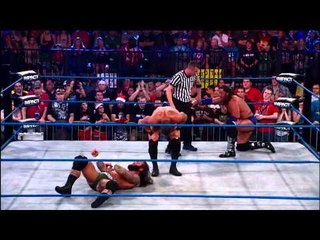 Kurt Angle and Gunner vs. Bobby Roode and James Storm (January 2, 2014)