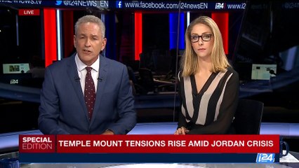 Temple Mount tensions rise amid Jordan crisis | Monday, July 24th 2017