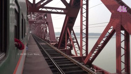 Sundarban Express Train Passing Hardinge Bridge