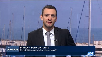 Incendies en France: plus de 20 pompiers et policiers blessés