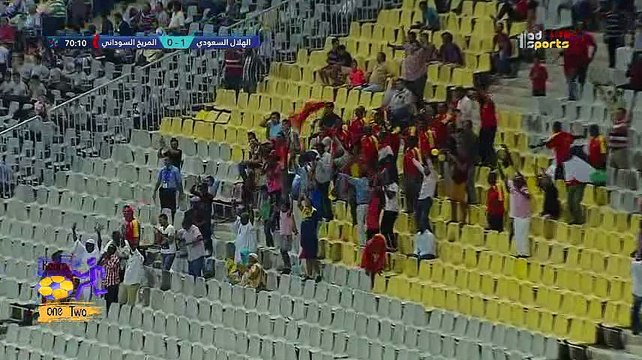 هدف تعادل المريخ السودانى | أهداف مباراة الهلال السعودى والمريخ السودانى 1-1 البطولة العربية 2017 24-7-2017