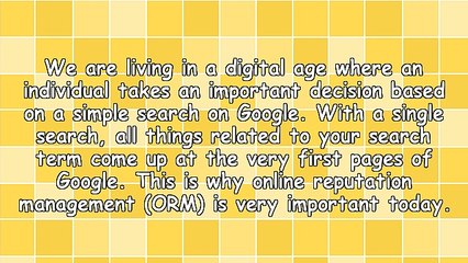 Important Steps to Manage Your Online Reputation