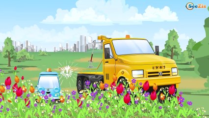 Carros Para Niños. Coches de Policía atrapa villanos! - Dibujos Animados - Caricatura de carros