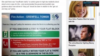 Tower block fires_ Did government act on advice_