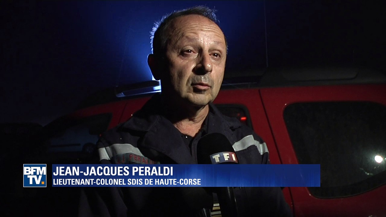 Incendie en Haute-Corse: le pompier Jean-Jacques Peraldi évoque "une guérilla urbaine" menée contre le feu