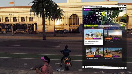 Watch Dogs 2 Salto de MOTO Entre os Prédios