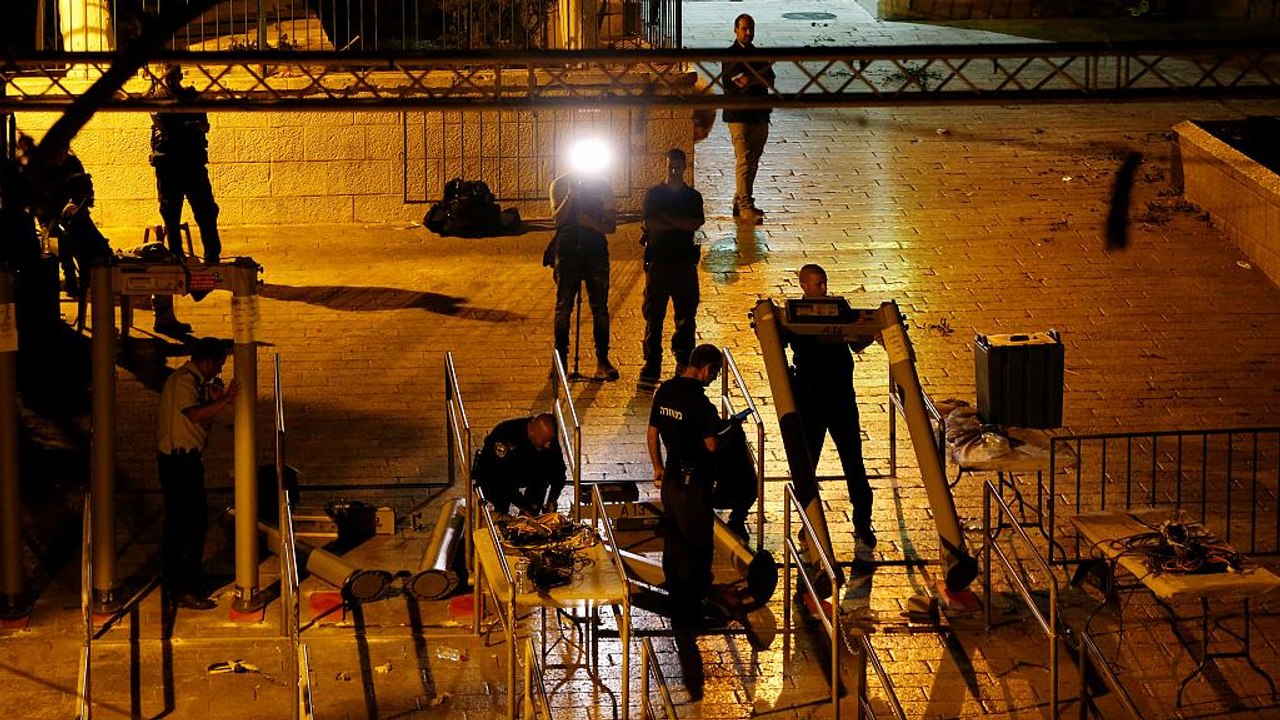 Israel entfernt Metalldetektoren am Tempelberg