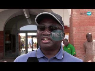 Staff et joueur se félicitent de la visite du ministre Matar Ba