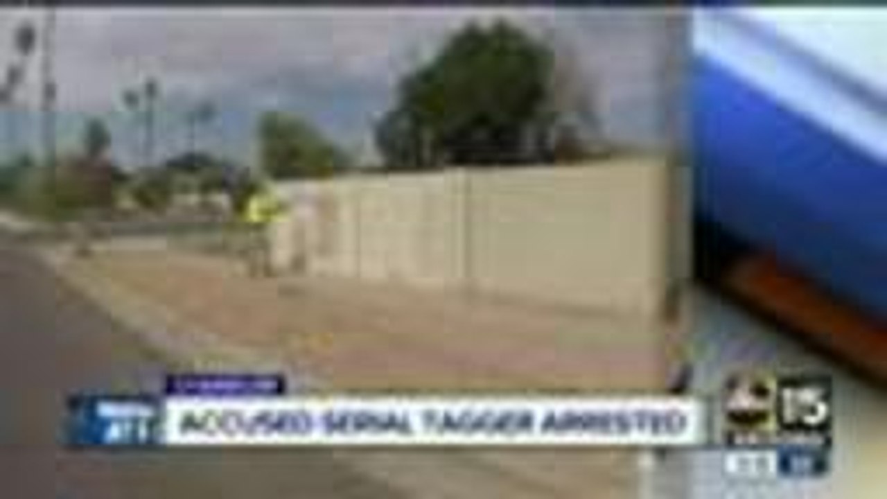Serial 'tagger' arrested in Chandler