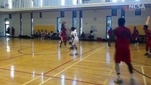 15 Year Old Justin Browne BODIES Kid Trying To Guard Him - NCSA Fundamental Basketball Mixtape