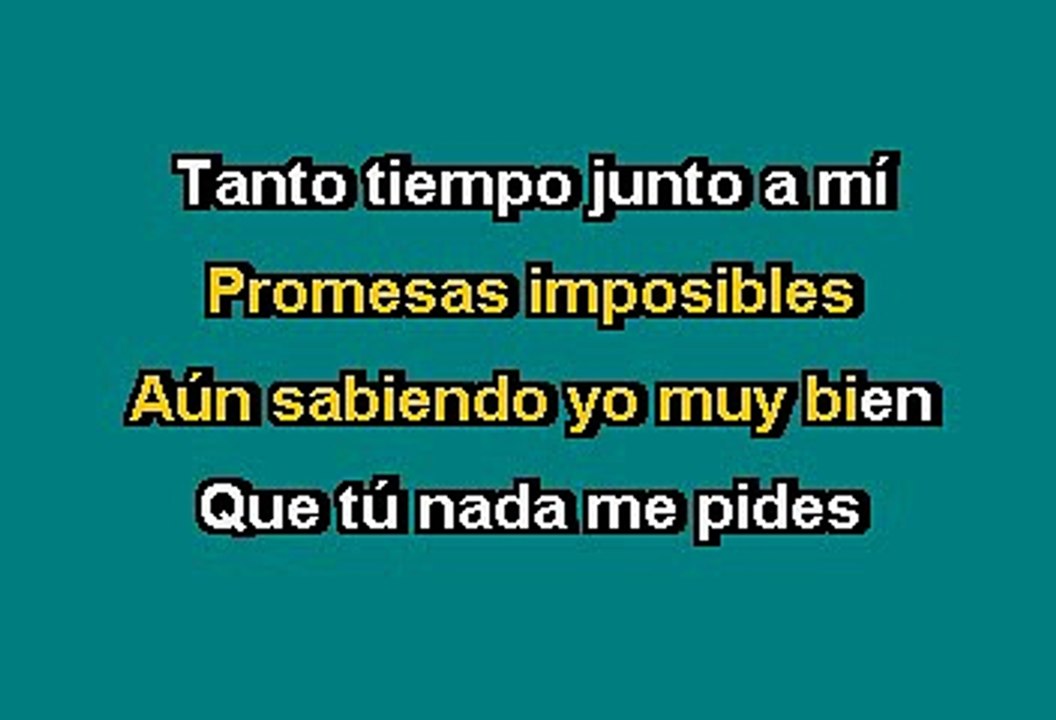 José Luis Rodríguez '' El Puma '' -  Amante eterna, amante mía (Karaoke)