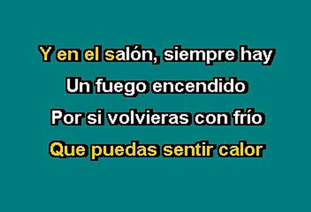 José Luis Rodríguez '' El Puma '' -  Por si volvieras (Karaoke)