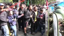 Protesto contra sistema de previdência privada no Chile