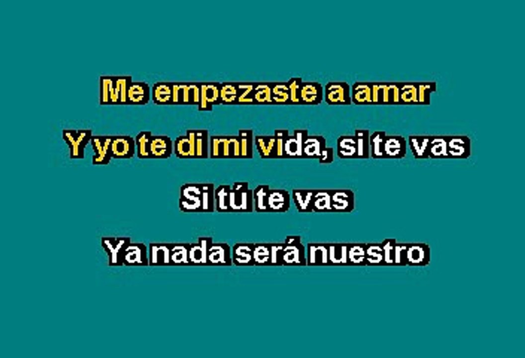 JULIO IGLESIAS - ABRAZAME (KARAOKE CON VOZ GUIA)
