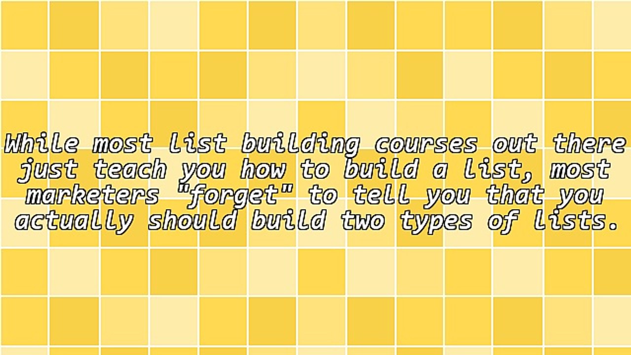 How to Build a Buyers List for Unlimited Future Profits