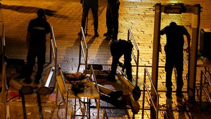 Israel comienza a retirar los detectores de metales de la Explanada de las Mezquitas