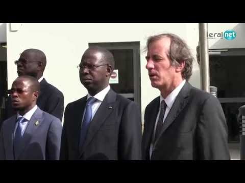 Mouhammad Dionne à l'ambassade de france pour présenter les condoléances du Président