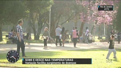 Variação brusca em temperaturas no Rio Grande do Sul facilita surgimento de doenças