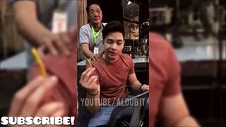 ALDEN RICHARDS PAANO KUMAIN ANG SOSYAL!