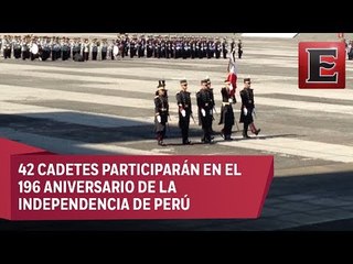 Abanderan a Cadetes que representarán a México en Perú