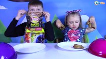 ОБЫЧНАЯ ЕДА ПРОТИВ ЧИПСОВ ЧЕЛЛЕНДЖ! ЧТО ВКУСНЕЕ GUMMY FOOD vs REAL FOOD!